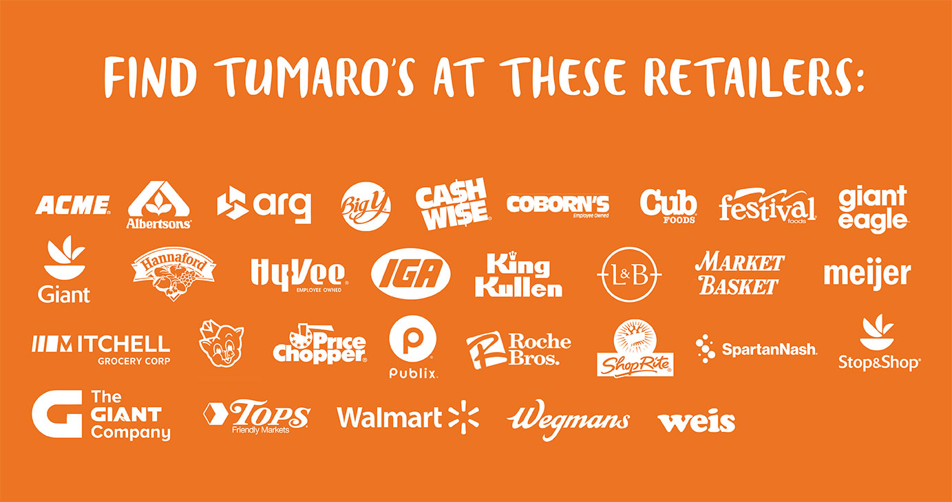 Find Tumaro's wraps at these retailers.