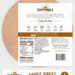 Whole Wheat Carb Wise™ Wraps back packaging