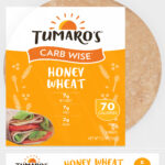 Honey Wheat Carb Wise™ Wraps front packaging