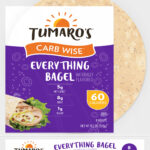 Everything Bagel Carb Wise™ Wraps front packaging