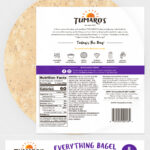 Everything Bagel Carb Wise™ Wraps back packaging