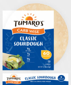 Classic Sourdough Carb Wise™ Wraps front packaging
