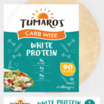 White Protein Carb Wise™ Wraps front packaging