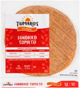 Sundried Tomato Carb Wise™ Wraps front packaging