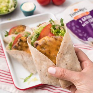 Tumaro's 9 Grains and Seeds Turkey Cheeseburger Wrap