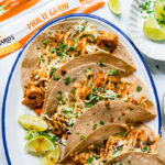 Tumaro's Multi Grain Shrimp Tacos