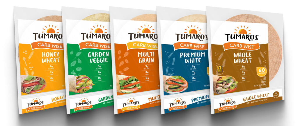 Tumaro's flavor packed wraps.